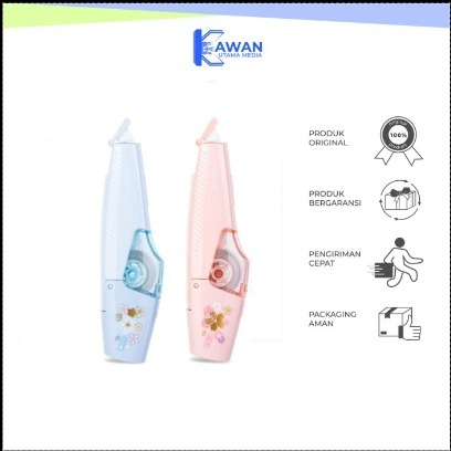 

Deli School Correction Tape - Tipe-Ex Light Sakura 6m - 71492 - Kamame