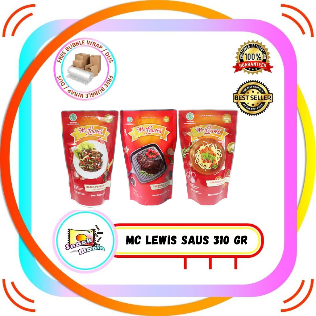 

Mc Lewis Saus Blackpepper | Spaghetti | Barbeque BBQ Sauce ~ 310 gr
