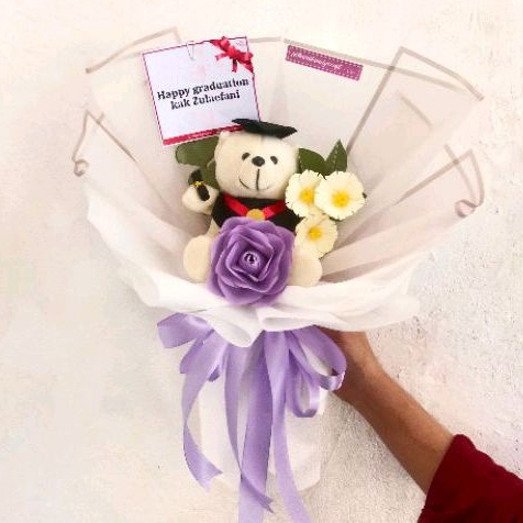 BUKET BONEKA WISUDA / BUKET WISUDA / BUKET BUNGA PALSU kamihandycraft
