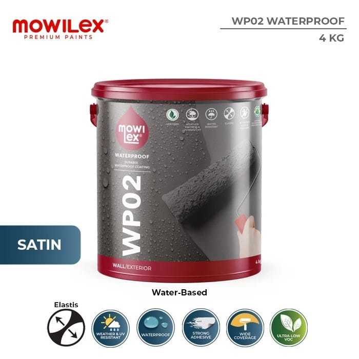 CAT TEMBOK EXTERIOR MOWILEX WATERPROOF WP02 4KG