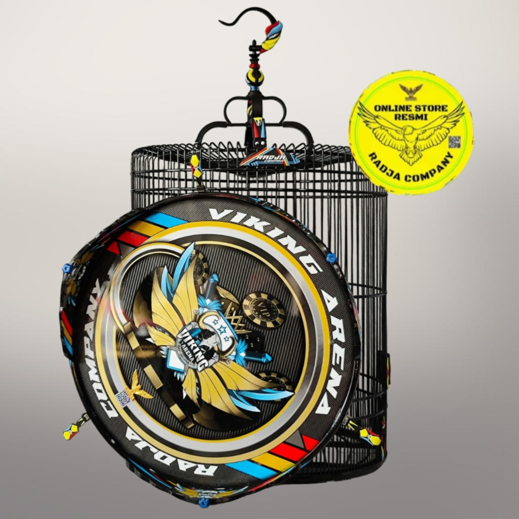 SANGKAR MURAI DECAL VIKING ARENA RADJA COMPANY SANGKAR MURAI BATU NO.2 PVC DECAL HOLOGRAM TERBARU