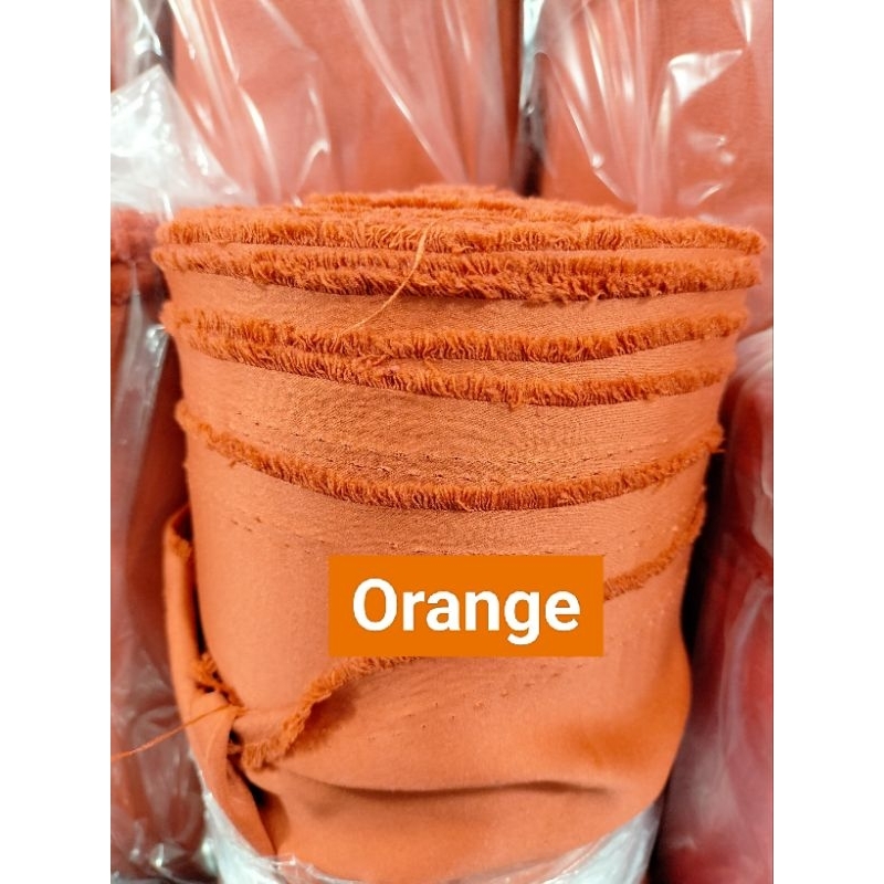 Bahan kain saten Bridel polos premium/saten bridal