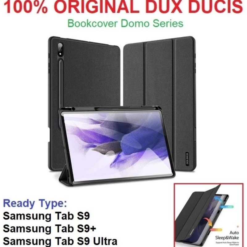 Samsung Tab S9 Tab S9 Plus Tab S9 Ultra Book Cover Case Dux Ducis Domo Casing