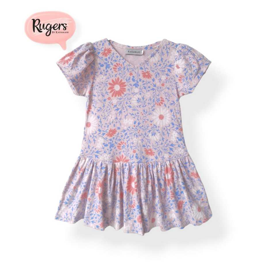 Rugers By Kayamani - Dress Anak Perempuan Dress Anak Cewek - Sakura Lilac