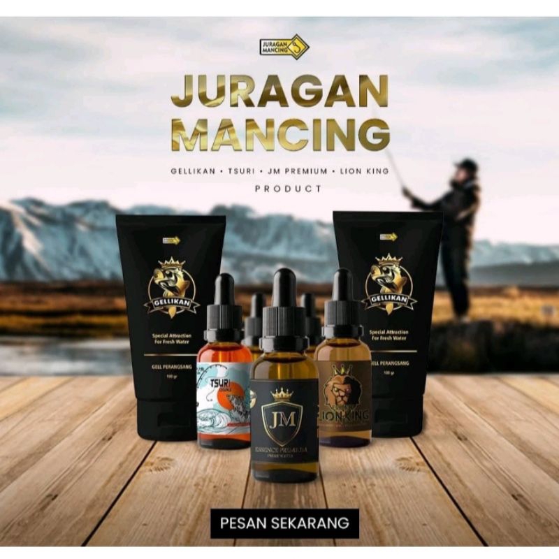 Essence/Essen JM PREMIUM | LION KING | JAPAN TSURI | GELLIKAN Umapan Pancing Ikan gacor