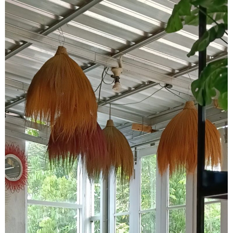 kap lampu rayung / kap lampu cafe / kap lampu estetik