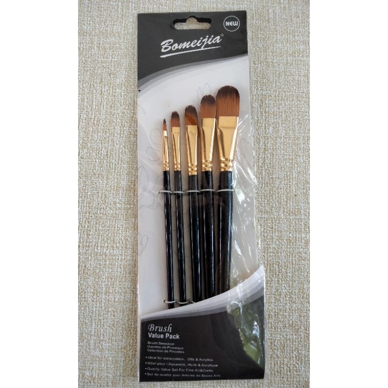 

Kuas lukis Premium Bomeijia isi 5 pcs