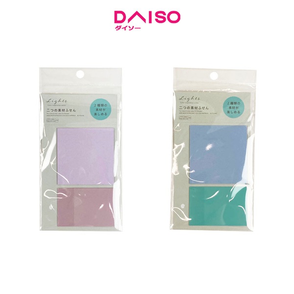 

Daiso Two material sticky notes-CIS 30sheets-