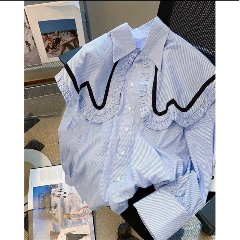 KEMEJA SAILOR SALUR / Kemeja Muslim/ Kemeja Sailor/ Kemeja Katun