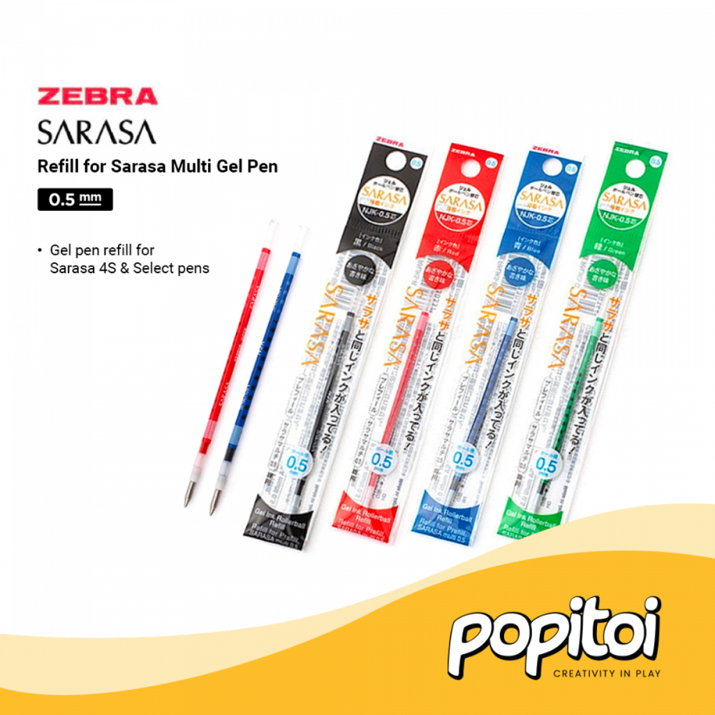 

Zebra NJK-05 Refill for Sarasa Multi 4S & Select 0.5 mm