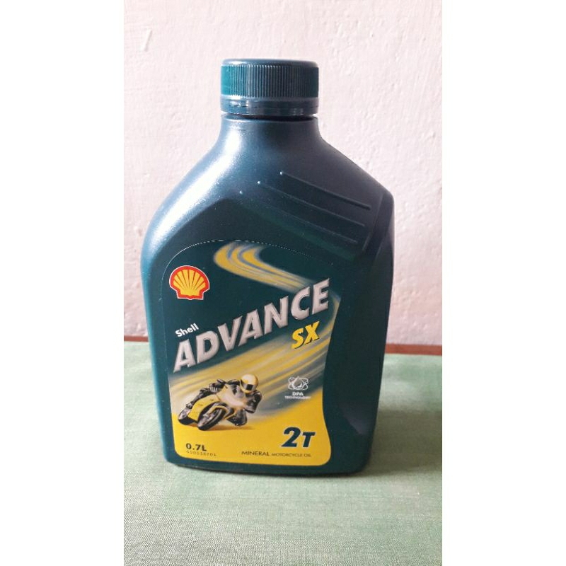 oli samping motor 2 tak shell advance asli