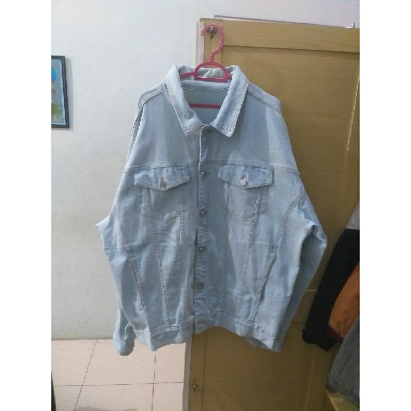 Jaket jeans light blue (Bioblizt) JUMBO by AD HOC