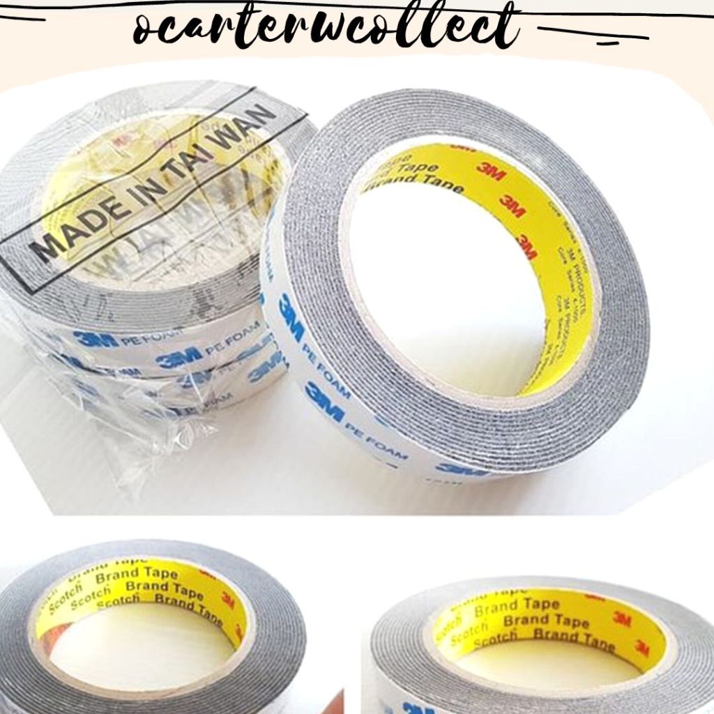 

DOUBLE TAPE 3M|DOBLE TAPE 3M PE FOAM ISOLASI BOLAK BALIK
