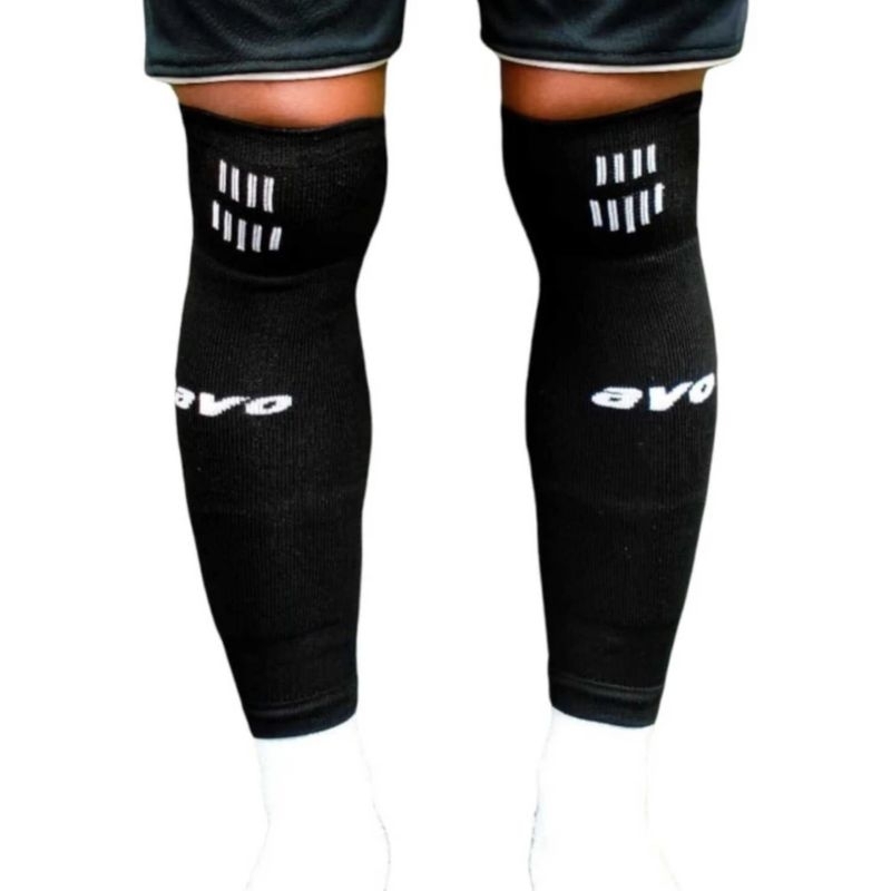 Kaos Kaki Avo Sambungan Hitam Putih Sepak Bola Futsal Dewasa