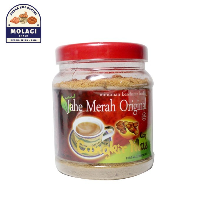 

Jahe Merah Original Cap Cangkir Mas 330 Gram / Minuman Jamu Herbal Kesehatan - Molagi Snack