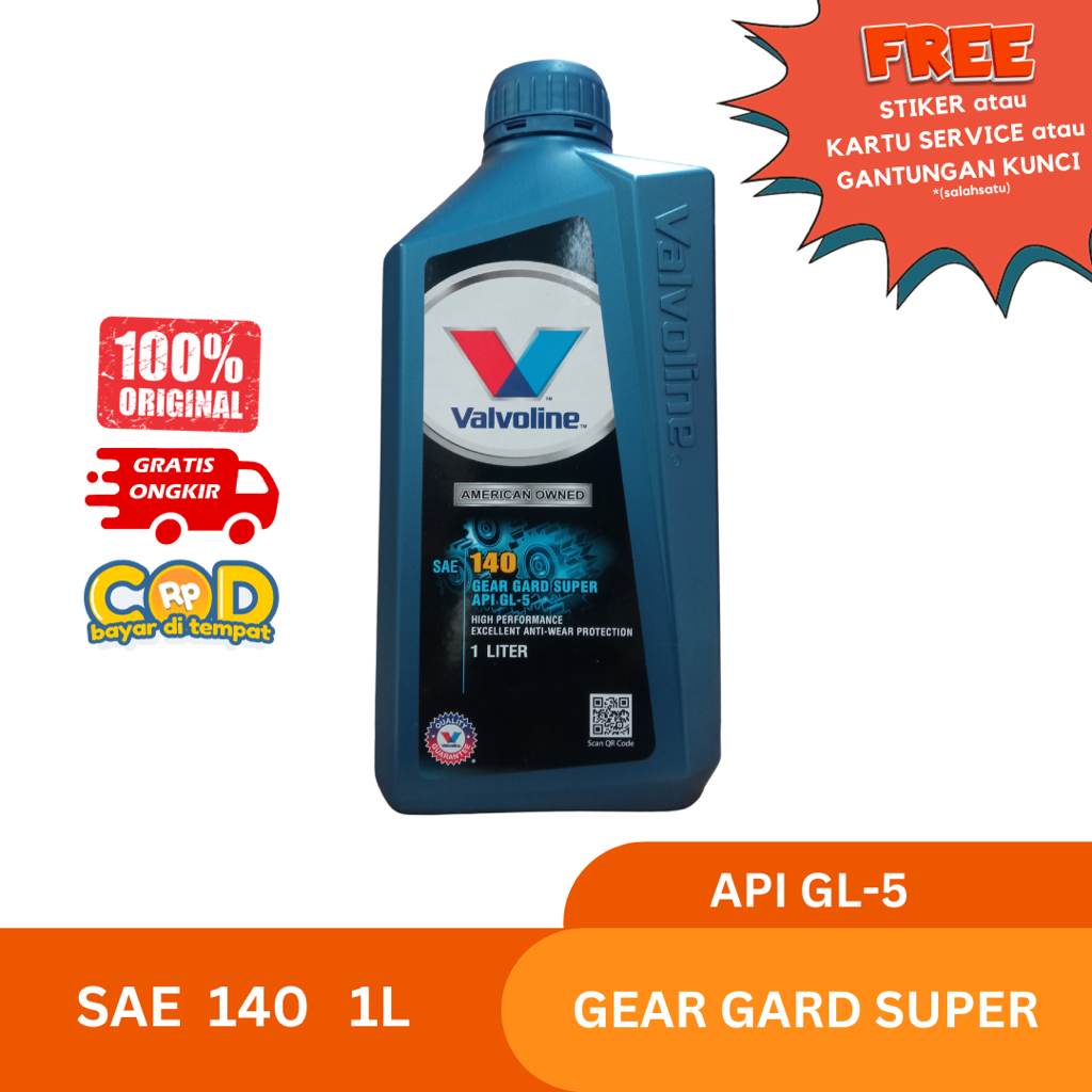 OLI VALVOLINE GEAR GARD SUPER SAE 140 1L API GL-5