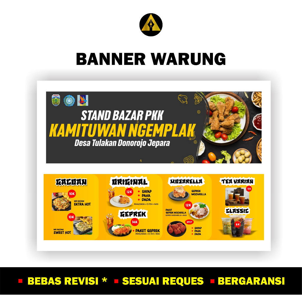 JASA DESAIN BANNER, SPANDUK, BACKDROP ACARA, BANNER TOKO DLL.