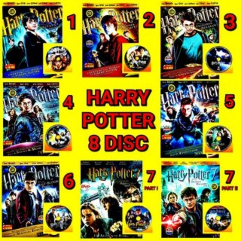 KASET DVD HARRY POTTER LENGKAP