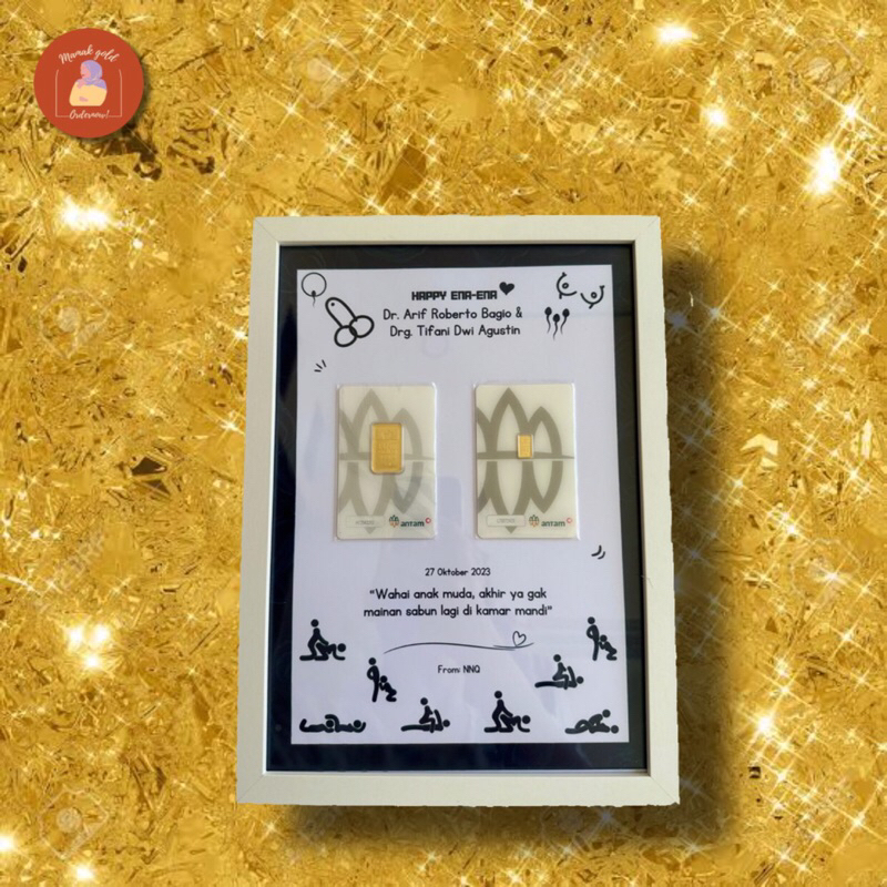 

GIF (Gold In Frame) / Kado Wedding / Kado Ultah