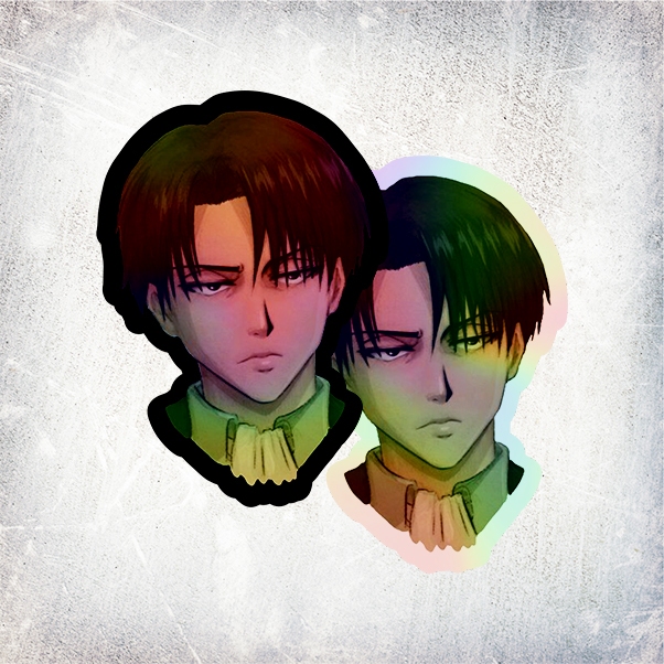 

STICKER HOLOGRAM ANIME LEVI ACKERMAN ATTACK ON TITAN (SHINGEKI NO KYOJIN)