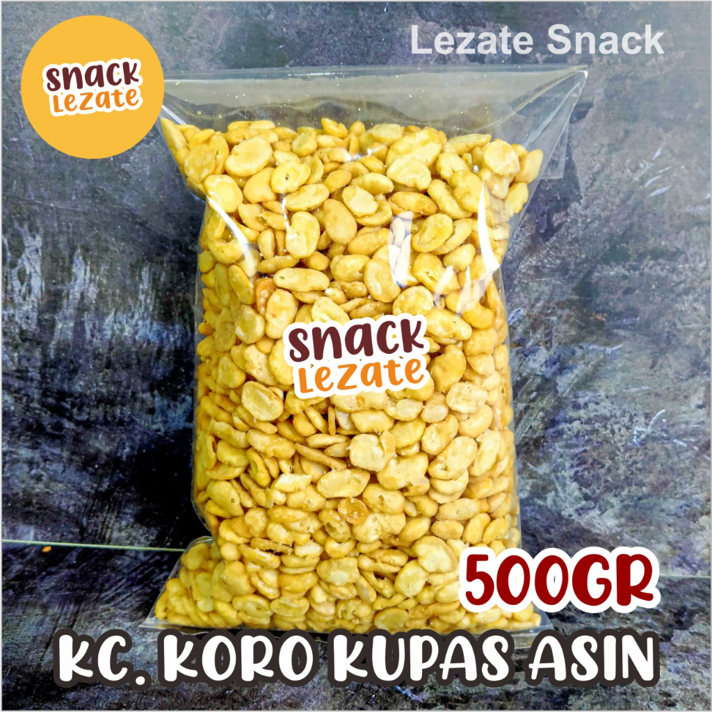 

Kacang Koro Bali 500GR Rasa Gurih Asin Kiloan Murah Gurih Renyah / Kacang Koro Kupas Tanpa Kulit / Kacang Koro Kiloan / Lezate Snack