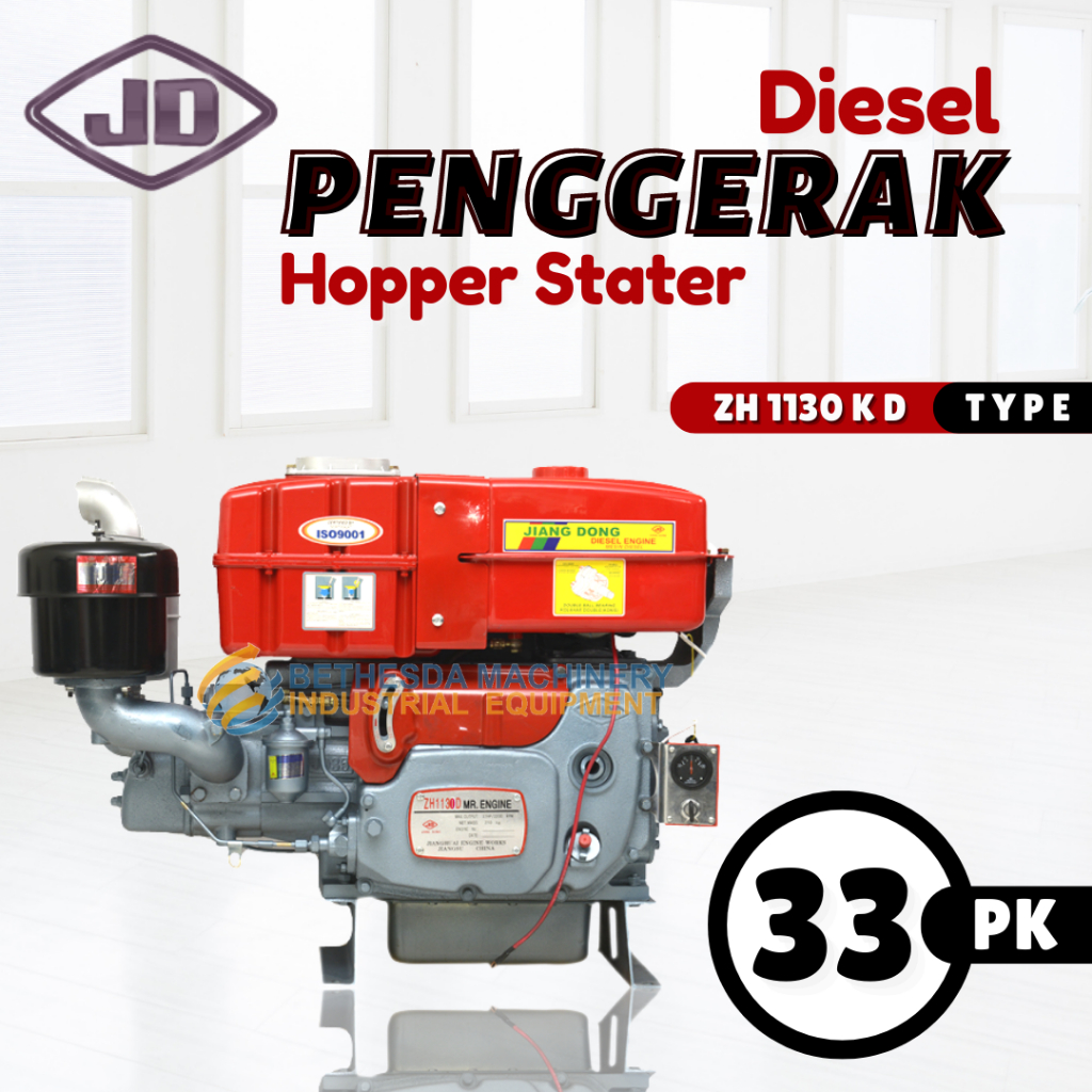 Diesel engine solar 33 pk Jiang Dong ZH 1130 D Hopper Stater 33 hp