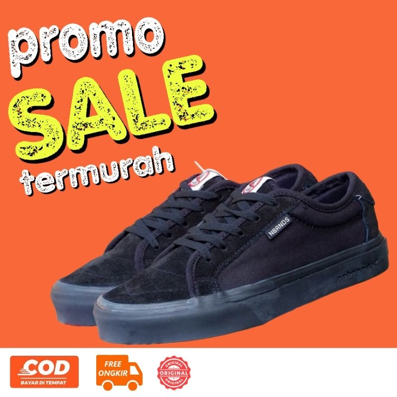 Nobrands Medulla Korjan All Black | Sepatu 100% Original | Sepatu Lokal Murah
