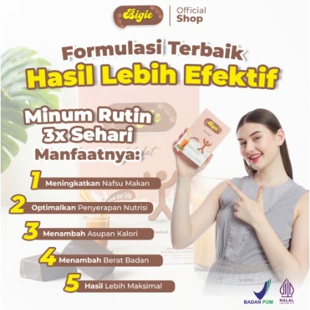 

TERBAIK !!! NO.1 BIGIE Susu Penambah Berat Badan Penambah Nafsu Makan BPOM