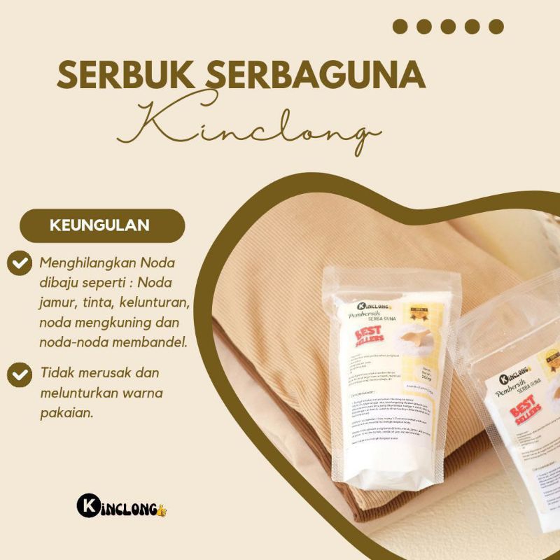 Kinclong Serbuk Serbaguna Pembersih Kutik Noda Jamur