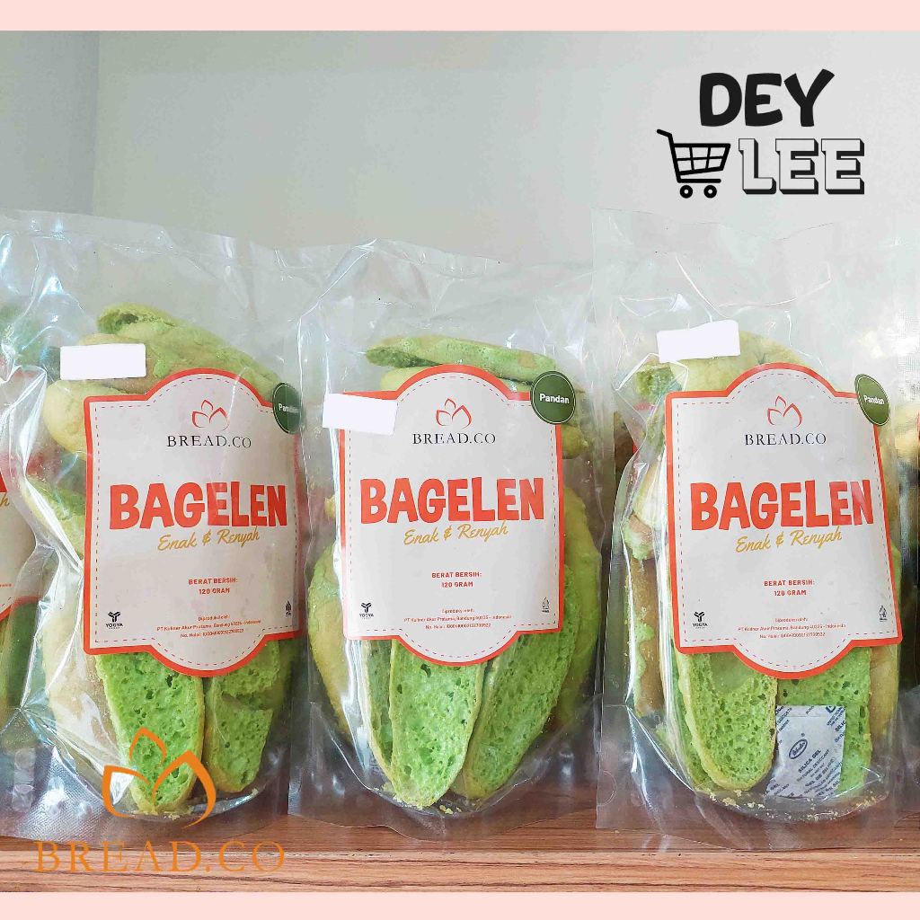 

BREADCO Bagelen Kering Pandan 120g Kemasan Plastik Bandung