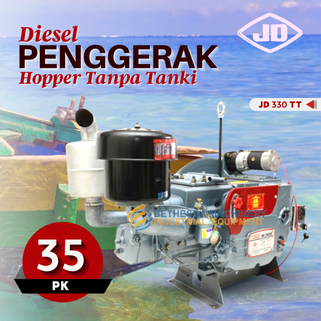 JD 330 TT DIESEL JIANGDONG 35PK 35 HP MESIN TANPA TANGKI ENGKOL
