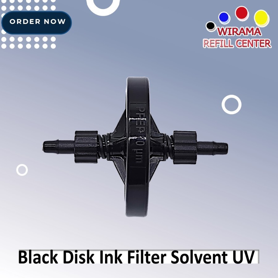 Black Disk Ink Filter Solvent UV