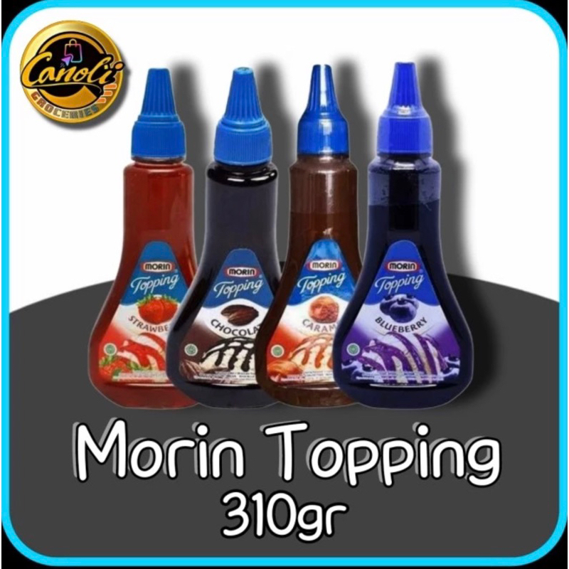 

Morin topping caramel coklat strawberry blueberry