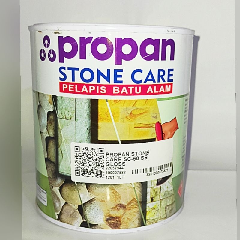Propan, cat BATU ALAM: Clear Gloss/ kilap
