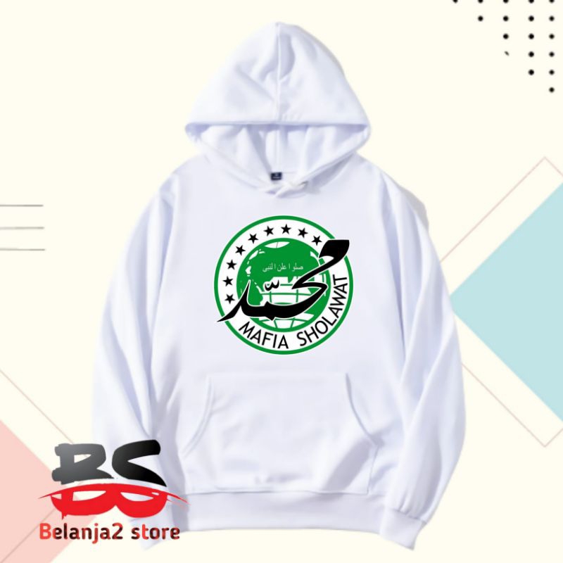 HOODIE JAKET ANAK MOTIF GAMBAR MAFIA SHOLAWAT FREE NAMA