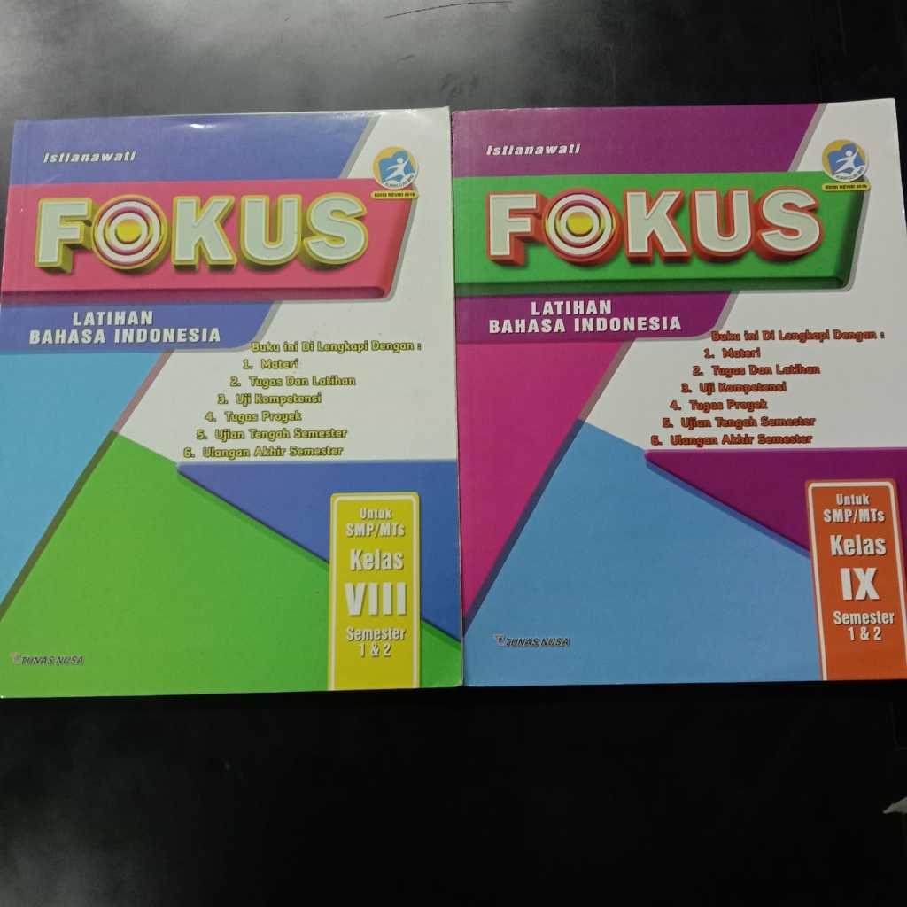 SOAL LATIHAN BAHASA INDONESIA KELAS 8 , 9 SMP MTS SMSTR 1 DAN 2 FOKUS