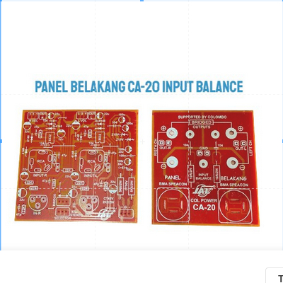 PCB BELAKANG CA-20 PANEL BELAKANG BOX CA 20