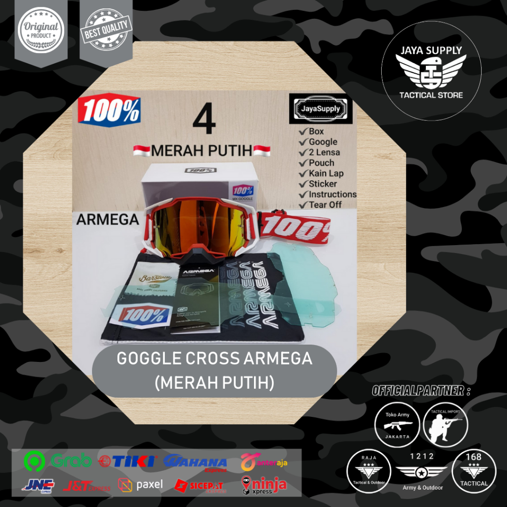 Kacamata Goggle Cross Armega Kacamata Motor Trail