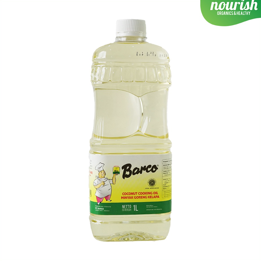 

➵➭✬ BARCO Minyak Goreng Kelapa / Coconut Cooking Oil - 1L BOTOL Model Terkini