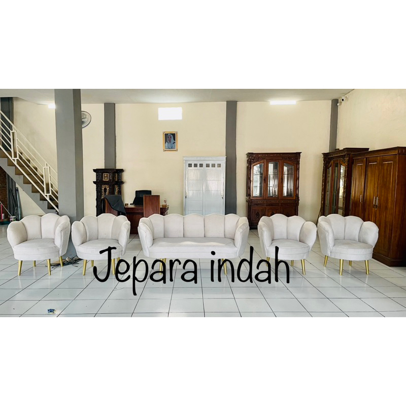 Sofa kerang gembul / sofa pelaminan kerang/kursi kerang