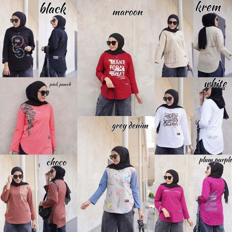 Kaos Top Slit Oval by GYL AUTHENTIC// Kaos Ovale by Gyl Authentic