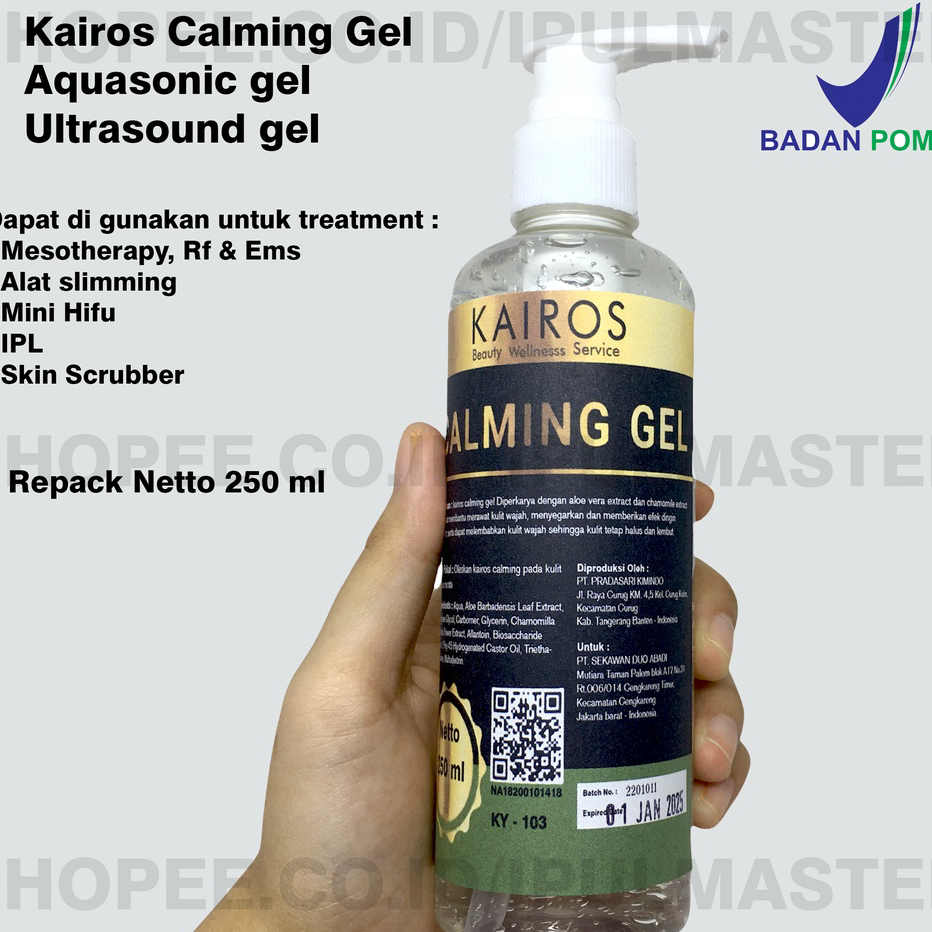 Terkini Kairos Calming Gel Ultrasound BPOM GEL RF GEL IPL,  MESOTHERAPY, ALAT SLIMMING,  MINI HIFU ,