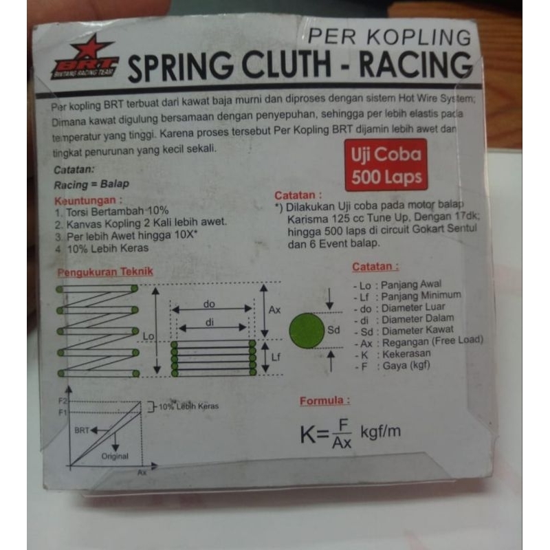 per kopling BRT Yamaha Jupiter MX King , R15