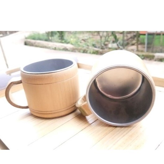 Gelas Cangkir Bambu Unik Paling Murah Gelas Cangkir Bambu Unik Souvenir Cangkir Bambu Unik Gelas Bam