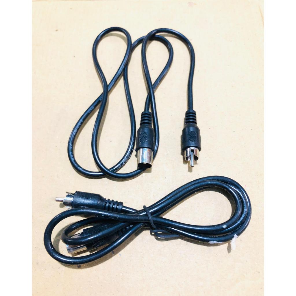 TERMURAH Kabel Jack Video Rca Ke RF Antena - Kabel Jack Antena Male To RCA Male