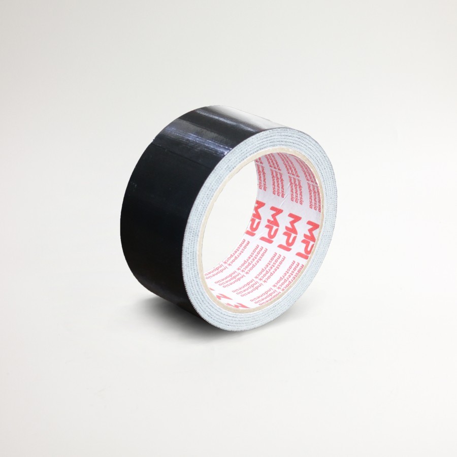 CLOTH TAPE - LAKBAN KAIN - HITAM MPI 2 INCH X 12 METER