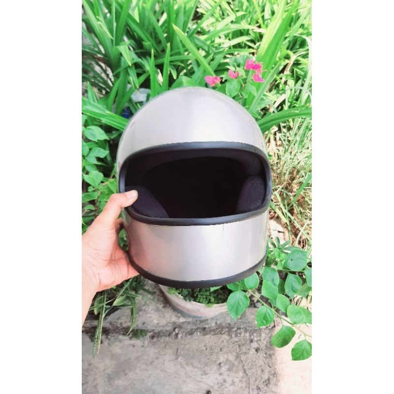 HELM GRINGO CUSTOM SILVER GLOSSY