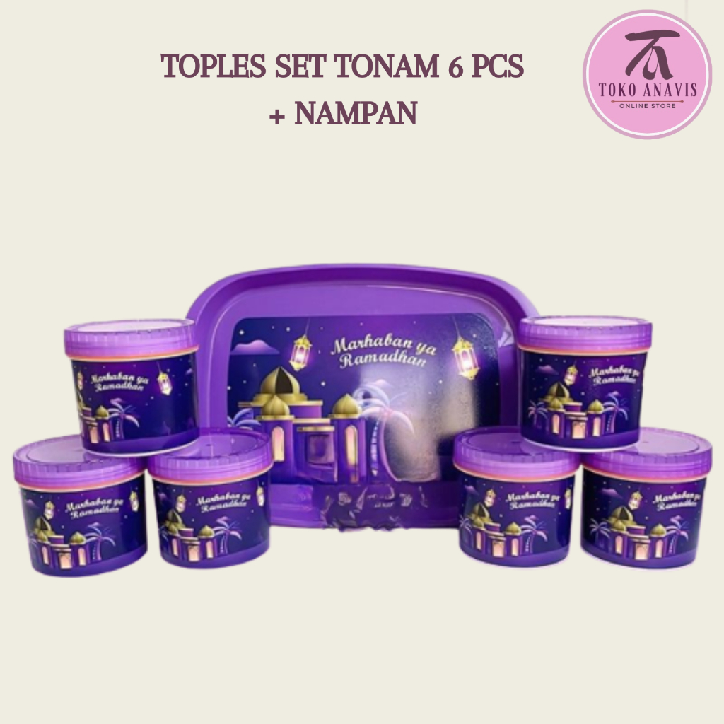 Calista Toples Set Tonam Calista Set Toples 6 dan Nampan Toples Lebaran