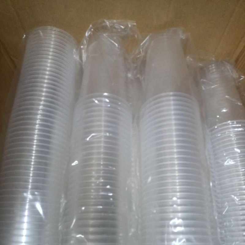 GELAS CUP 22OZ/ 18OZ  OVAL  1 ROL ISI 50 PCS