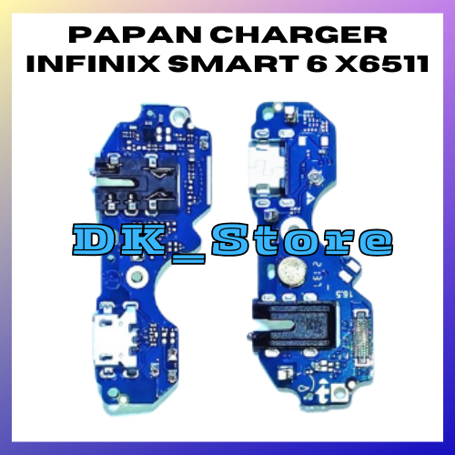 Konektor Cas Board INFINIX SMART 6 X6511 Connector Conektor Flexible Papan Charger